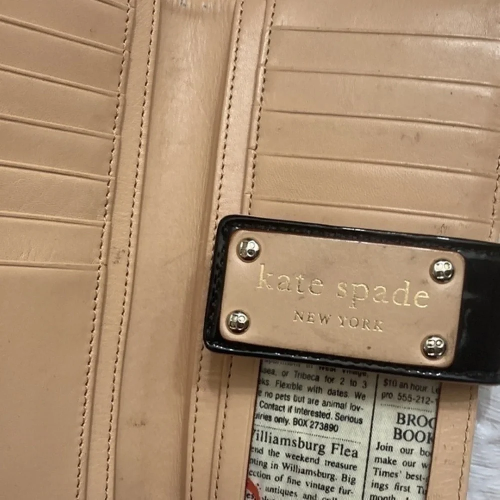 Kate spade black wallet
